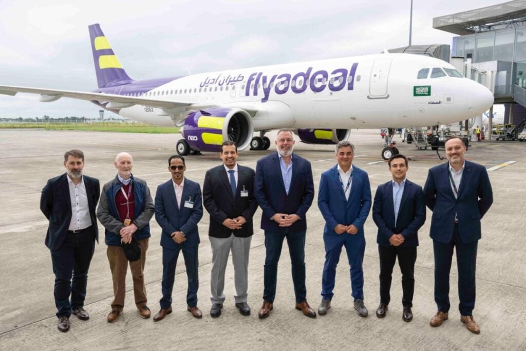 Flyadeal’s first A320neo  - Image courtesy of flyadeal