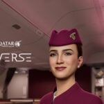 Qatar Airways debuts AI cabin crew at ATM Dubai 2024 - Image courtesy of Qatar Airways