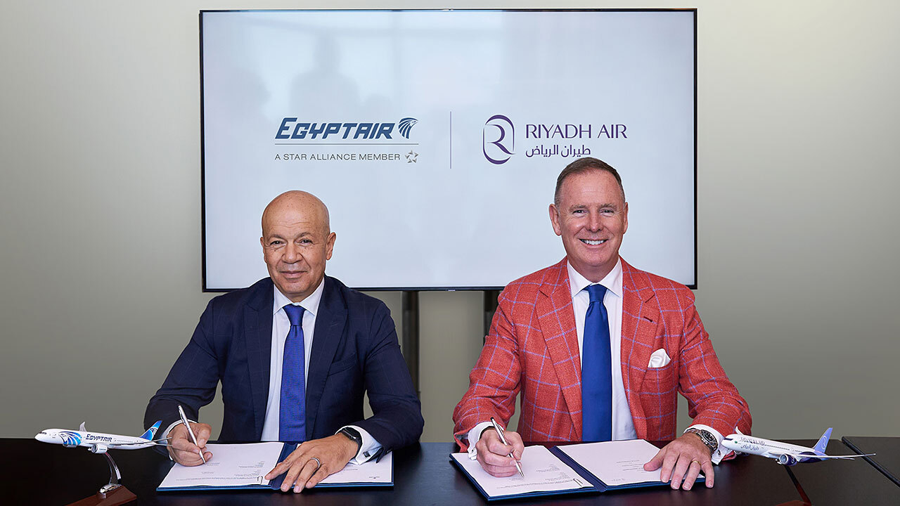 Riyadh Air and EGYPTAIR sign MoU - Image courtesy of Riyadh Air