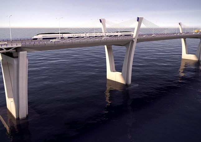 Artist impression of King Fahad Causeway