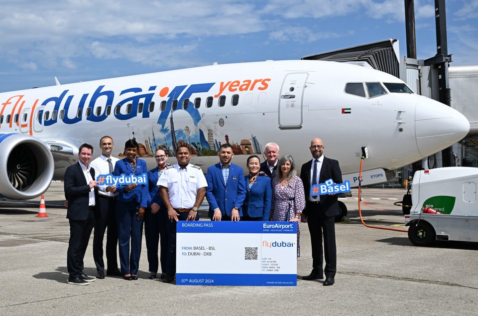 flydubai touches down in Basel, Switzerland