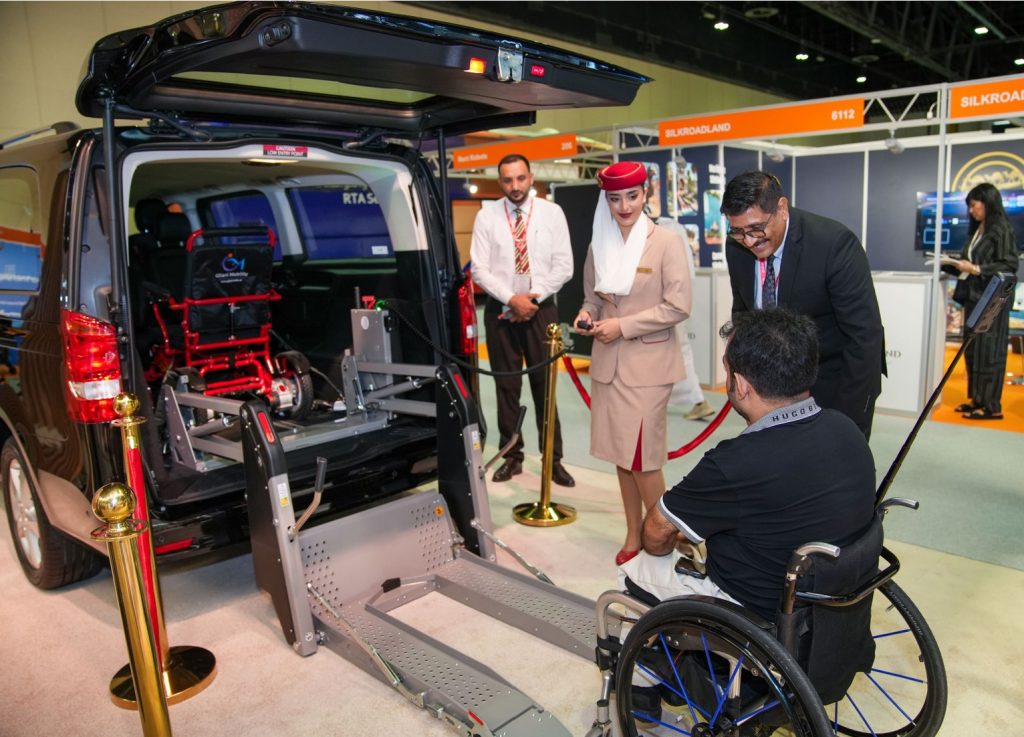 Emirates' Wheelchair Accessible Vehicle at AccessAbilities Expo 2024