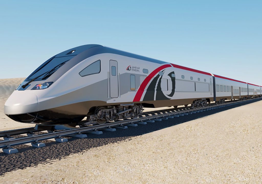 High-speed Etihad Rail - Image courtesy of Etihad Rail