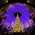 Winter City at Expo City Dubai with festive lights, Christmas tree and family attractions