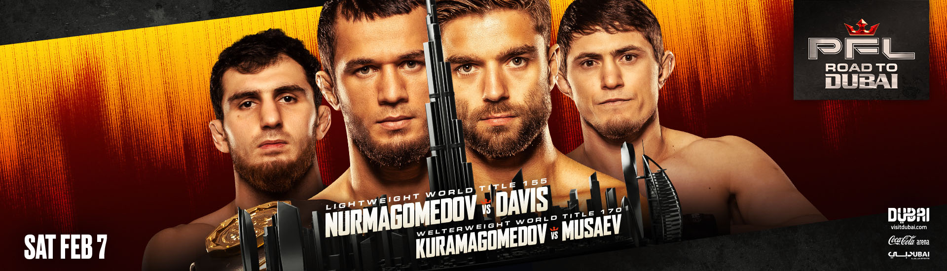 PFL MMA event i n duabi banner