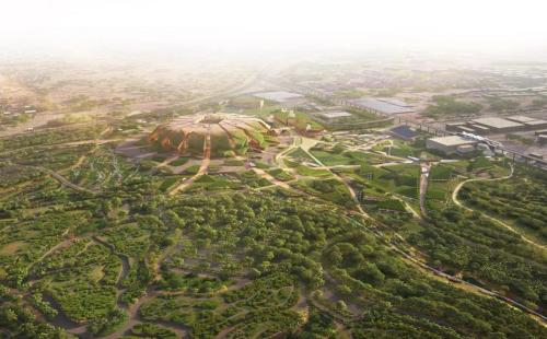 King Salman Stadium aerial - Image courtesy of SPA